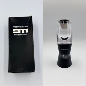 NIB Vinturi Red Wine Aerator w Stand and Filter Porsche 911 Themed Collectible